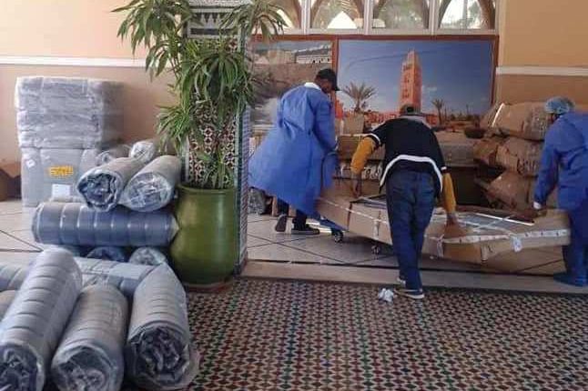 معدات طبية واجهزة استشفائية من مجلس جهة مراكش أسفي ضد كورونا