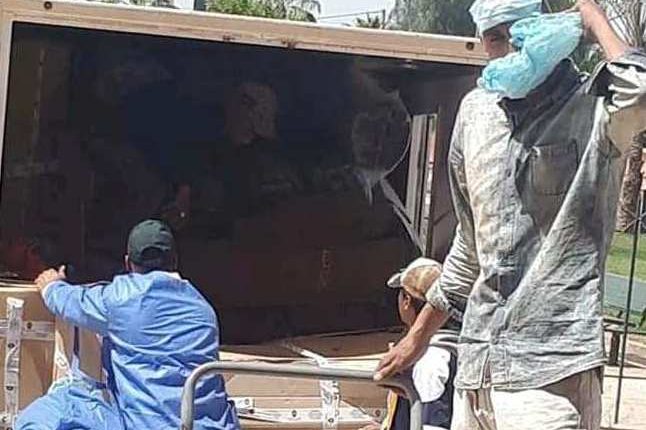 معدات طبية واجهزة استشفائية من مجلس جهة مراكش أسفي ضد كورونا (9)