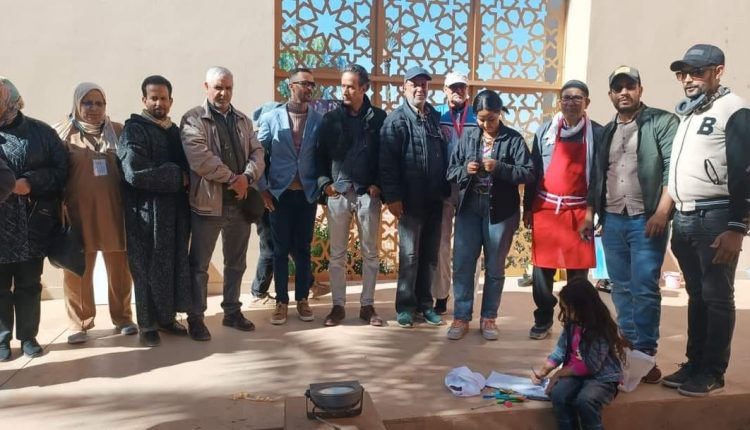 انطلاق معرض تشكيلي دولي بمراكش للتضامن مع ضحايا زلزال الحوز‎ (4)