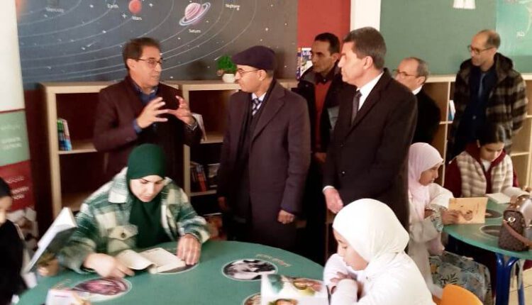 عامل إقليم الحوز يترأس حفل افتتاح مكتبة متميزة بإعدادية رائدة في تاحناوت (8)