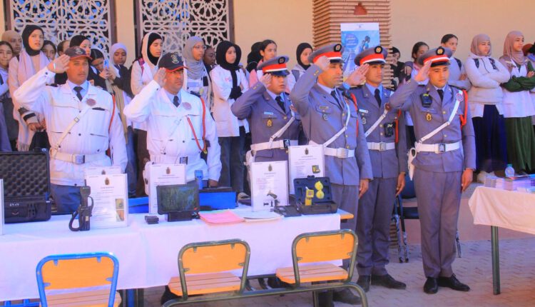 المديرية الإقليمية للتربية الوطنية بالحوز تنظم حفلاً رسمياً للتوعية بقواعد السير (8)