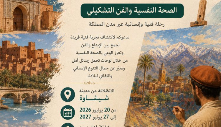 الفن يخدمُ الصحة النفسية، بمعرض متنقل عبر مدن جهة مراكش آسفي